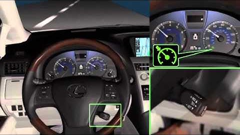 2010-2012 Quick Guide - Lexus Cruise Control