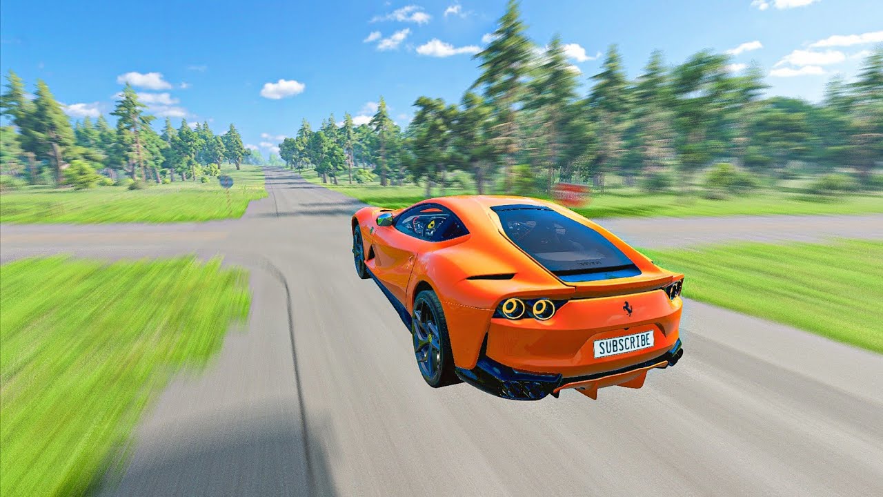 Instant 1200 KMH Acceleration: Which BeamNG Car Survives! 🔥 - BeamNG Drive #70