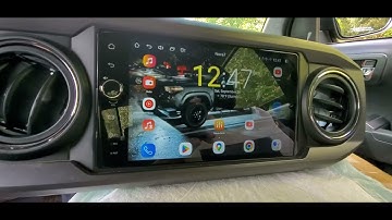 Joying Android 12 Tacoma Head Unit supports OEM Reverse Camera