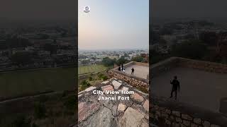 Jhansi City View from Jhansi Fort 👌 Stunning View You Must See #JhansiFort #JhansiKaKila #IndiaTour