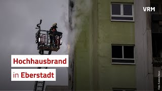 Hochhausbrand in Eberstadt: 17 Menschen brauchen neue Bleibe