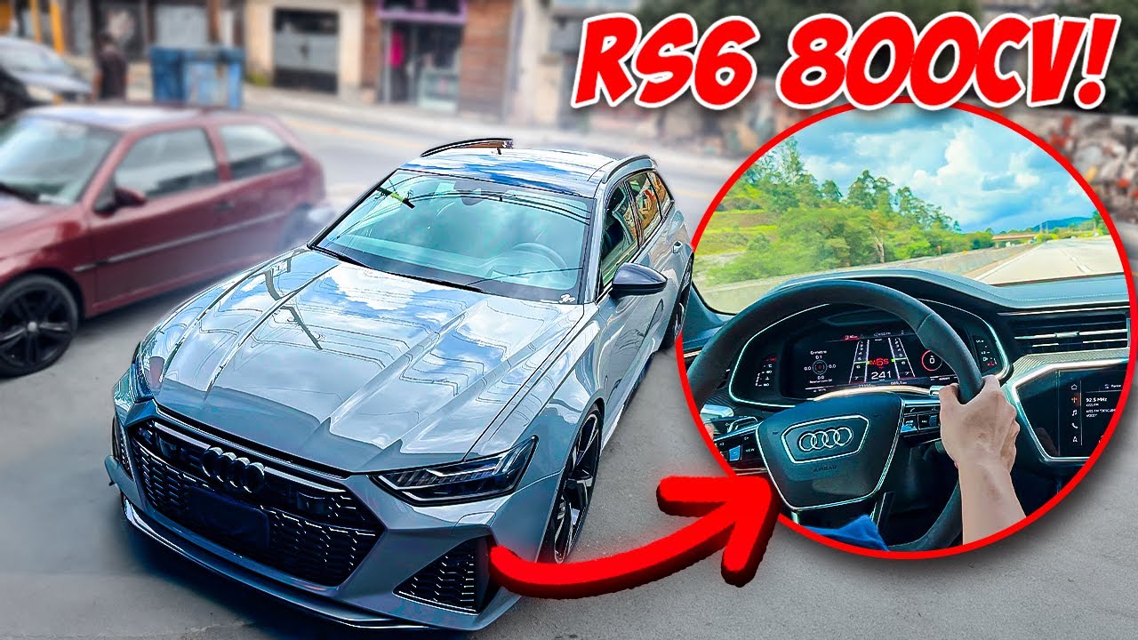 ANDEI EM UMA RS6 STG3 DE 800CV!(VOU TROCAR NA M2?)