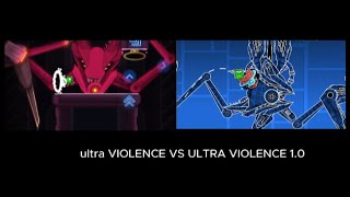 ULTRA VIOLENCE VS 1.O VERSION #geometrydash #gd #games #gaming #