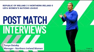 Ni Post Match Interview V Republic Of Ireland Tanya Oxtoby Ni Manager