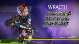 Apex Legends Wraith another Phase screen selected intro