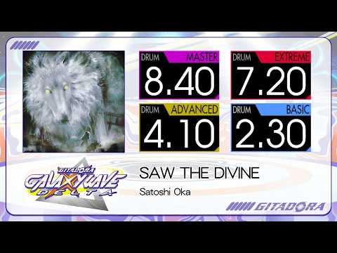 【GITADORA】 SAW THE DIVINE (MASTER ~ BASIC) Drum