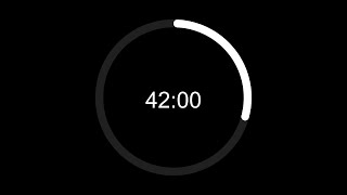 Clean 42 Min Timer For Focus