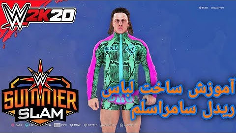 Wwe 2k20 riddle custom attire summerslam 2021 (easy make).