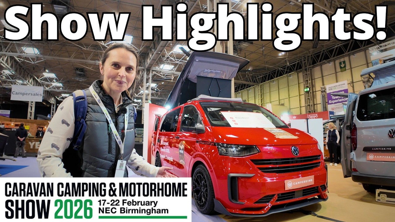Our *TOP PICKS* from the 2026 Caravan Camping and Motorhome Show @ NEC!