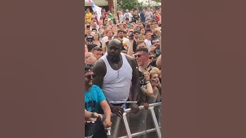 Thumbnail of Shaq Sighted Rocking In the Front Row Of This Rave 😱🤘