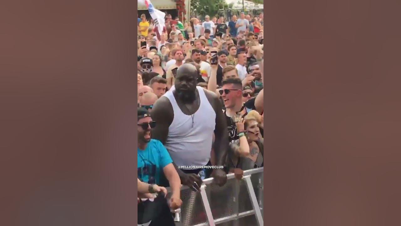 Shaq Sighted Rocking In the Front Row Of This Rave 😱🤘