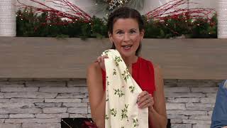 Lenox Holiday 4 Piece 100% Cotton Hand Towel Set on QVC screenshot 2