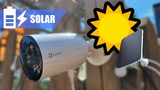The Best Camera for Home Security? Surprising feature! ☀️ EZVIZ CB3 Tested with Solar Panel