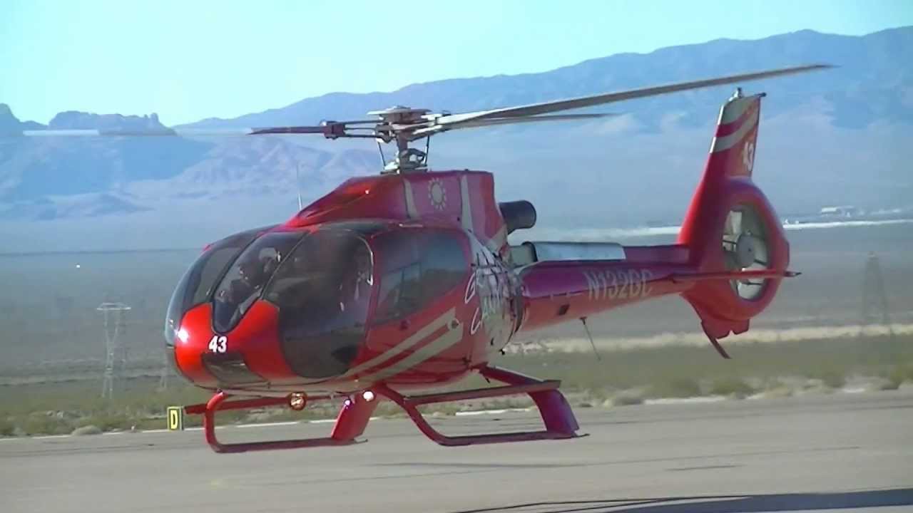 Helicopter landing in Boulder City