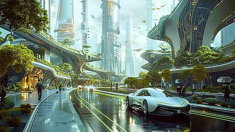 Solarpunk City 3500 — A Bright Future of Eco-Tech & Green Architecture | AI Generated Sci-Fi Short