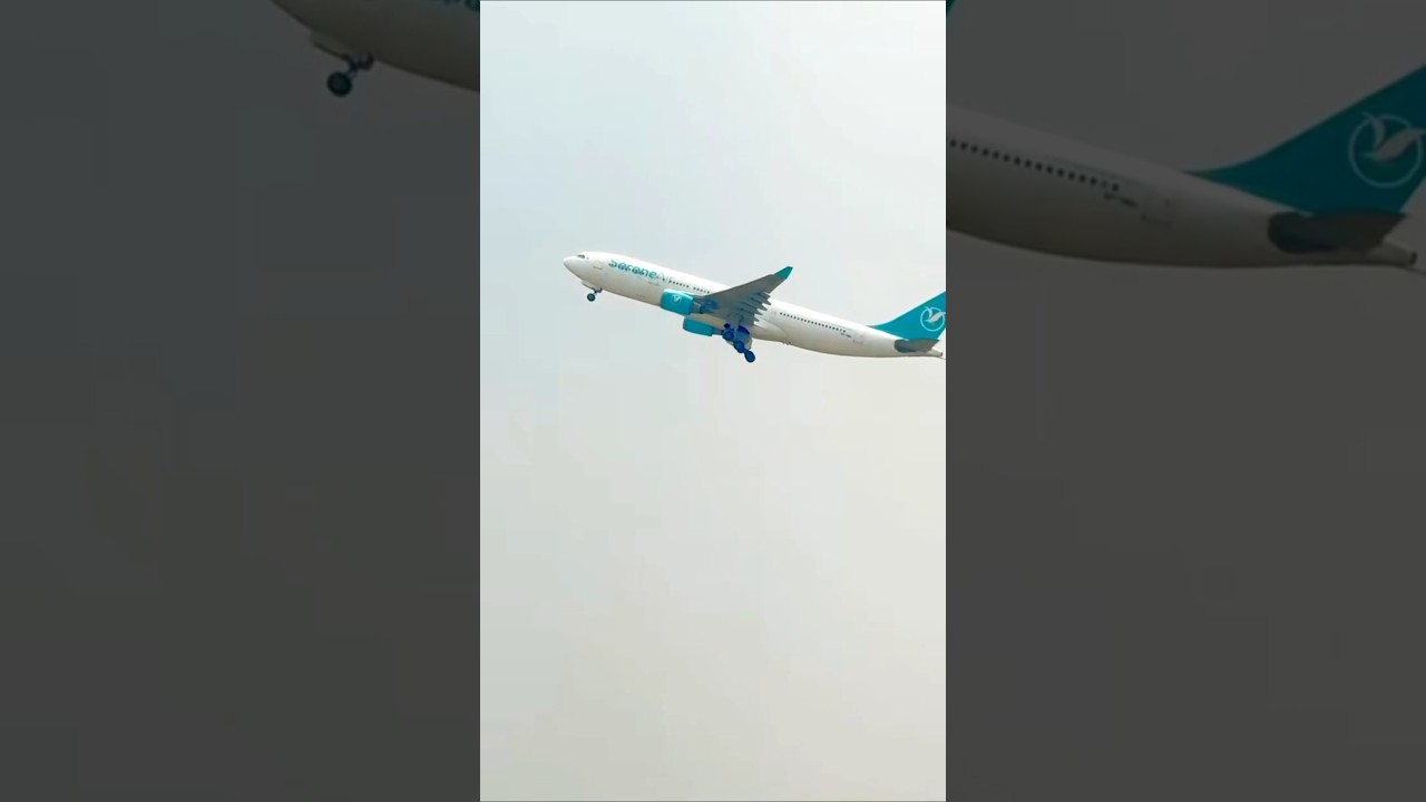 ✈️ Serene Air’s STUNNING Takeoff from Islamabad! 🌤️ 