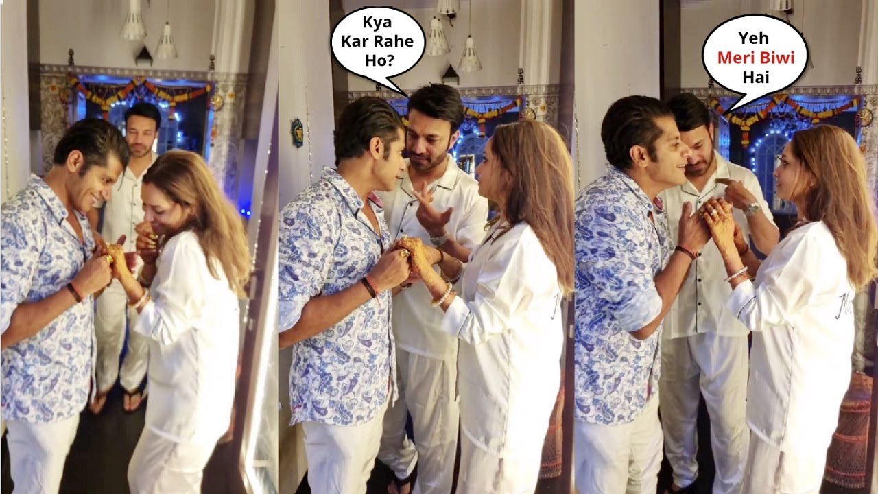 Huband Vicky Jain Catches Wife Ankita Lokhande Flirting With Karanvir Bohra