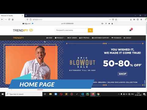 E-commerce website development by using python.//Computer science project
