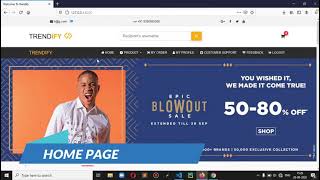 E-commerce website development by using python.//Computer science project