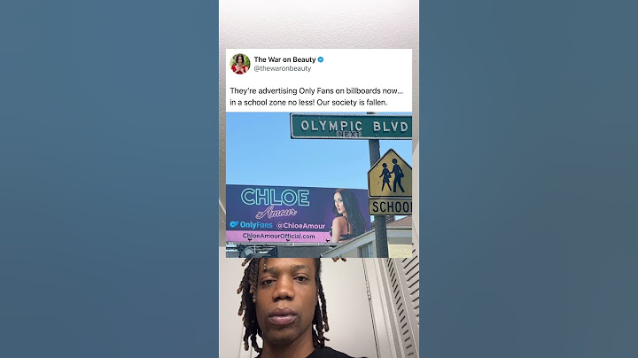 They're advertising Only Fans on billboards now... in a school zone no less! Our society is fallen
