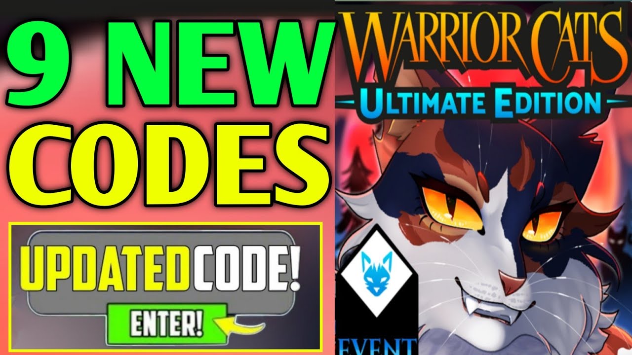 ✨UPDATE✨WARRIOR CATS ULTIMATE EDITION CODES - WARRIOR CATS CODES 2023 -  WCUE CODES 