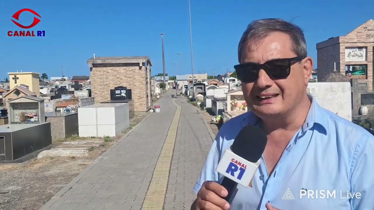 Ao vivo: Cemitério municipal de Tramandaí recebe Melhorias