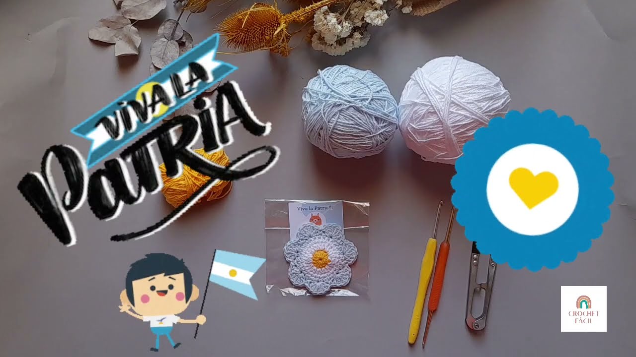 MIRA!!! NUNCA FUE TAN FÁCIL  TEJER UNA ESCARAPELA!!! 😍😍😍