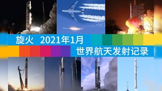 Rocket Launch Compilation 2021 - January