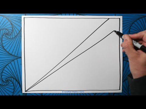 Classical Spiral Drawing / Satisfying / 3D Pattern / Line Illusion