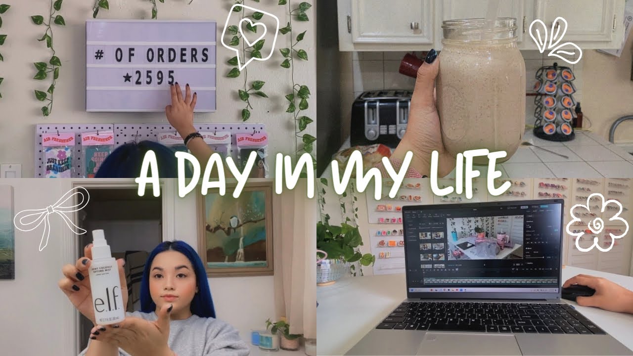 studio vlog | a day in my life as a small business owner | lpacking ...