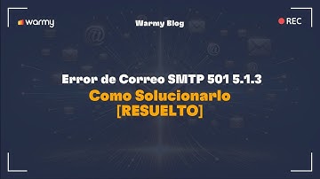 Error de Correo SMTP 501 5.1.3 - Cómo Solucionarlo [RESUELTO]