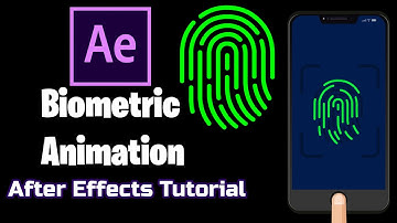 Fingerprint Unlock Animation in After Effects | Biometric Unlock Animation, AE Tutorial