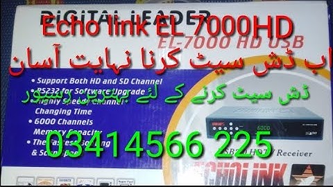 Echo link EL 7000 HD USB New receiver