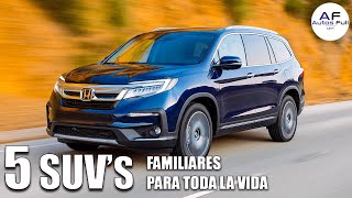 5 SUV Familiares para Toda la Vida