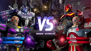 MARVEL VS. CAPCOM: INFINITE Thanos Sigma vs Ultron Sigma
