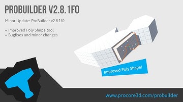 ProBuilder Update: v2.8.1f0