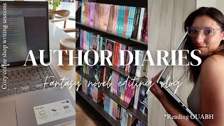 writing vlog (editing the second book in my fantasy series) | author diaries