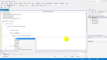 آموزش حلقه switch-case در زبان سی شارپ #C
