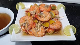 طريقة عمل الجمبري المسلوق او شوربة الجمبري ( الروبيان )مع ام معتصم        Shrimp Soup