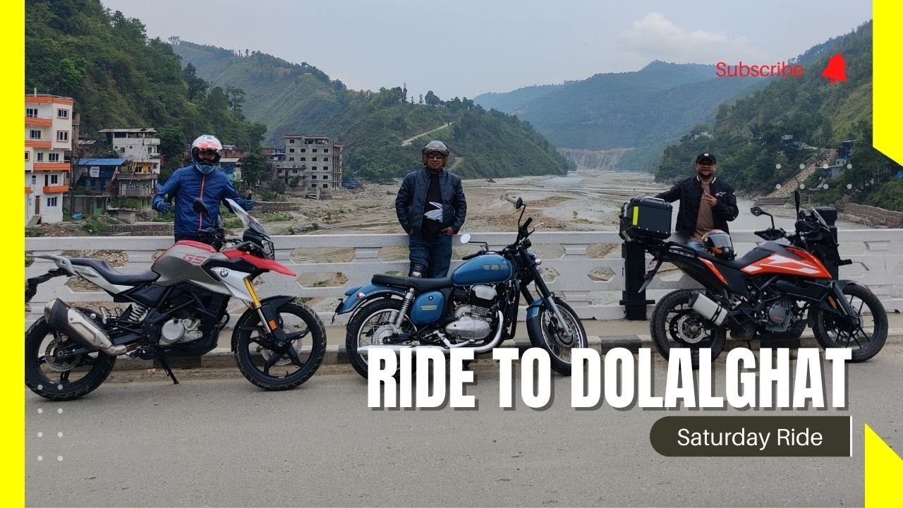 Saturday ride with friends _ Nepali MotoVlogger _ KTM Adventure 250 _ BMW GS 310 _ JAWA 42 _ Nepal