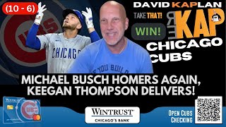 REKAP ⚾️ Cubs 3-2 Win Over the D’backs - Michael Busch homers again, Keegan Thompson delivers!