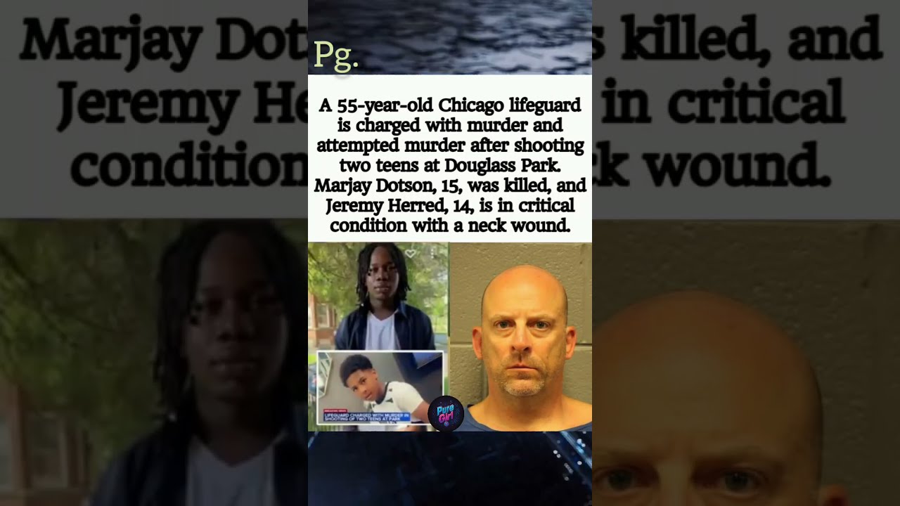 Chicago Lifeguard 55 Charged With Murder After Shooting Two Teens ChicagoCrime JusticeForMariay