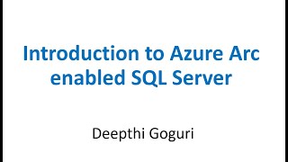 GLASS May 2024: Deepthi Goguri & Intro to Azure Arc