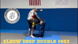 Elbow Deep Double Leg: Elbow Deep Double Corkscrew Finish #823