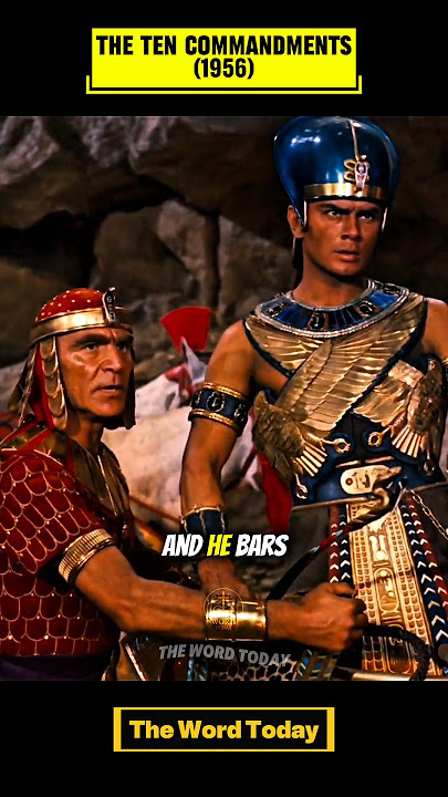 Moses Parts the Red Sea (Part 2) | The Ten Commandments (1956) #ytshorts #fyp #viral #god