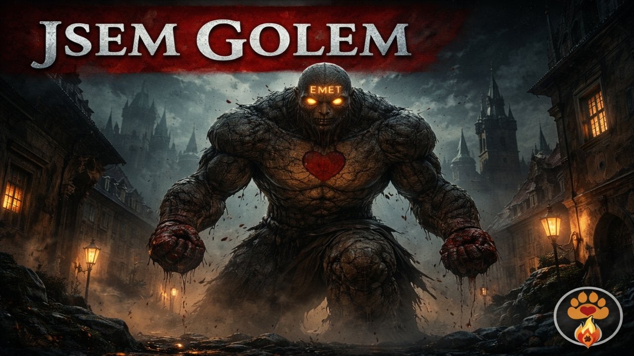 JSEM GOLEM 🗿 | Temná legenda Prahy | Dark Industrial Rock