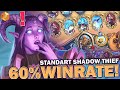 60% WIN RATE Shadow Thief Priest FINDING THE DECK! - Murder at Castle Nathria | Hearthstone