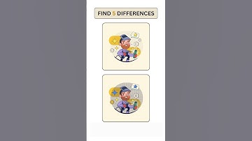 Only 10% Can Find All 5 Differences | Visual Puzzle Challenge #shorts