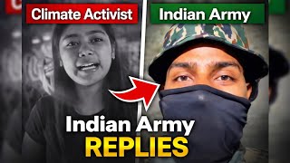 Indian Army replies Licypriya Kangujam(Gpay Activist or Climate Actress)