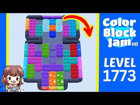 Color Block Jam Level 1773 Solution Walkthrough